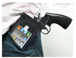 Изображение Personality Gold Gun Iphone 4s Protective Cases Anti Scratch Dustproof