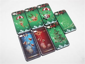 Image de Waterproof Plastic Christmas Series Santa Claus Design iPhone 4S Protective Cases