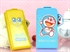 Pink / Blue / Red / Green Anti-dust Fashion Cartoon  PU Leather iPhone 5 Protective Cases