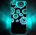 Blue / Yellow Nice Designs LED Calling Lightning Flash iPhone 5 Protective Cases