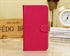 Picture of Leather Wallet Samsung Protective Case Lichee Pattern Brown / Red
