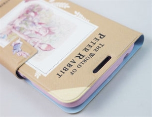 Picture of Cute Rabbit Samsung Protective Case Flip For Galaxy Note 2 N7100