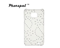 Sticker and inset diamonds samsung protective cases for Samsung i9100 galaxy S2