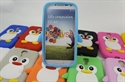 Picture of Cute Penguin Samsung Silicone Cases For Galaxy i9500 , Waterproof Phone Case