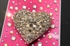 OEM Big Heart Diamond Apple Bling Bling iPhone 4 4s Cases for Mobile Phone