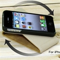Изображение Elegant Customized iPhone4 Leather Cases Standale , Waterproof Phone Shell