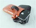 Picture of Dependable Performance Pouch of iPhone4 Leather Cases With Alligator Texture Design
