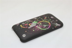 Mobile Phone Accessories Scrawl Plastic Apple iPhone 3gs Protective Case Back Cover の画像