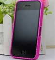Diamond Ornament Slim Metal Apple iPhone4 4 Bumper Case Cell Phone Accessories