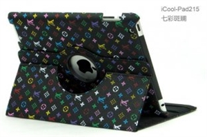 Изображение LV scrawl patterns leather case cover for ipad2
