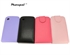 Image de Purple / black pretty PU leather protectective case for blackberry 9900 cellphone