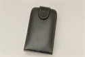 Изображение Black PU Leather Hard Back Covers Cases Skin for Blackberry 9900 Mobile Phones