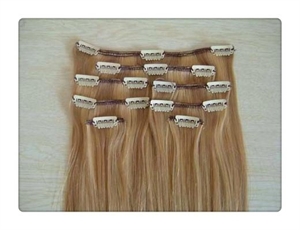 Picture of 100% Human hair clip in hair extension