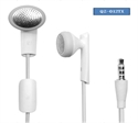 Earbud headphones white