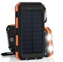 The new waterproof compass solar mobile power charging treasure 10,000 mA solar charger
