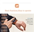 Elders Location capacitive touch smart watch