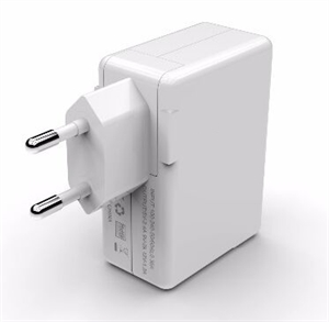 Picture of 24W 3 Port USB Quick Charge 2.0 Wall Charger (1-Port QC2.0 + 2-Port 2.4A), for mobile phone, Tablet