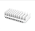 Image de 10-Port USB Charger Charging Station for Multiple Device with SmartIC Tech, Organizer Stand for Apple iPad iPhone Samsung Galaxy Google Nexus LG HTC