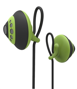 Stereo Communications Headset EARPHONES Green の画像