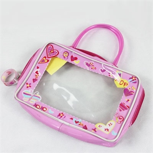 Image de Transparent PVC rectangle hands the bag