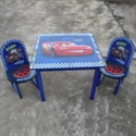 Изображение Car Style wooden table and chairs Set