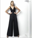 Picture of L990 2012 Hot SaleCustom Made Fashion V-neck black Chiffon Mother DressL990