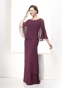 Image de LE2 2012 Professional OEM Custom Made Scoop Sheath Mother DressLE2