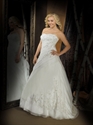 W206 2012 hot sale custom made plus size graceful embroidered Wedding DressW206 の画像
