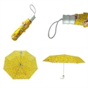 Image de Yellow aluminum three folding umbrella
