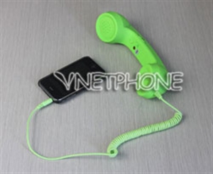 Picture of Green Matted Paintting Popular Stylish Retro Iphone Cell Phone Handset